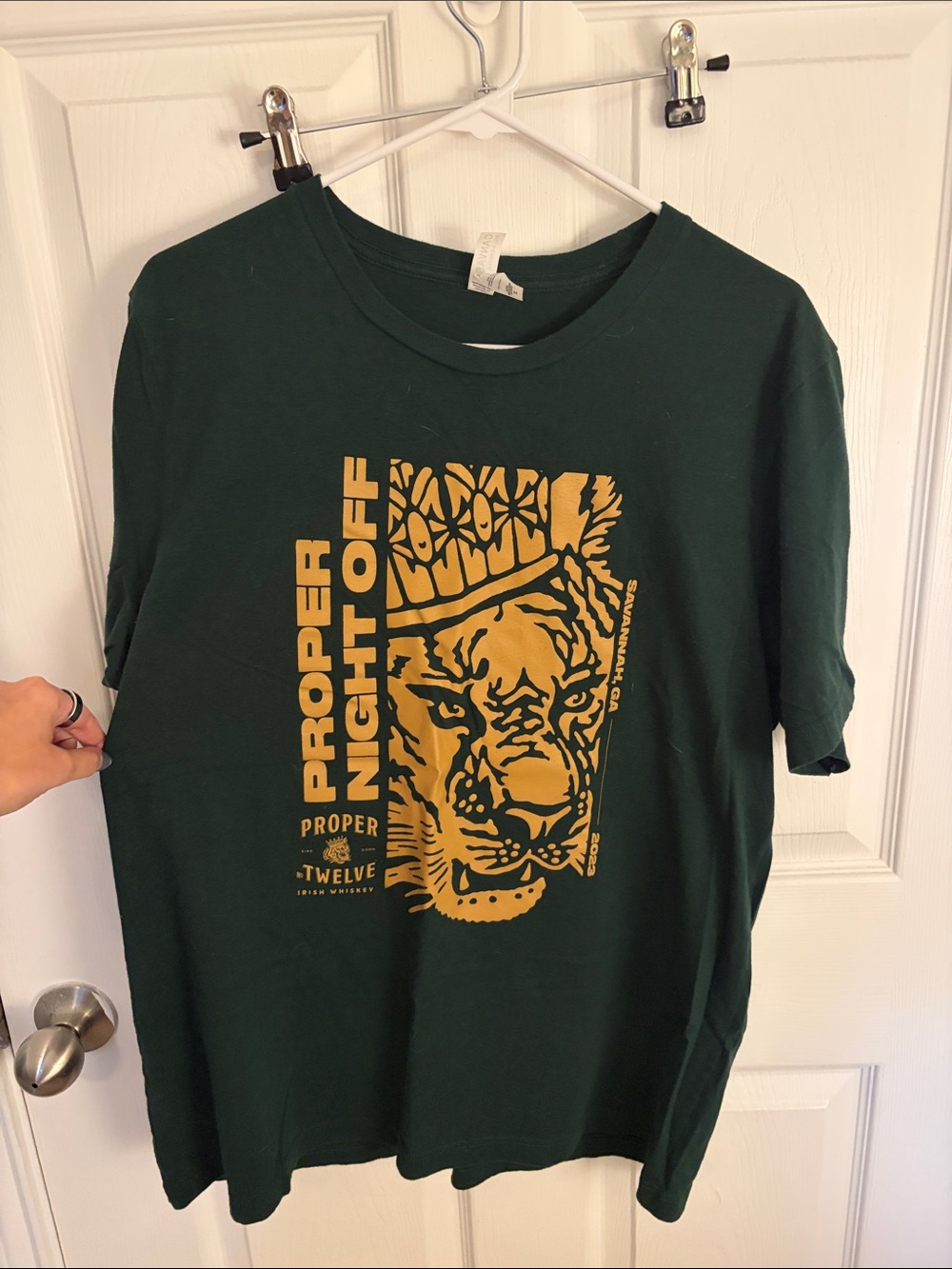 Proper Twelve “Proper Night Off” Forest Green Short Sleeve Tee